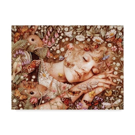 Anne Yvonne Gilbert 'Charlotte Asleep' Canvas Art,18x24